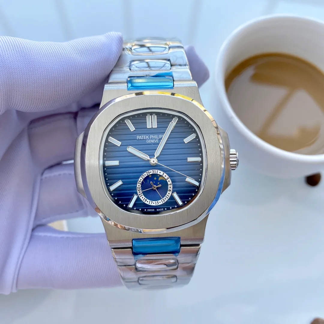 【Foreign Trade Import】💰1720! Patek Philippe (extremely noble and wise work) Parrot Many products - hot styles are coming🔥🔥Latest models💪 [Type]: Exquisite men's watch (more excellent) Best design [Strap]: 316L stainless steel strap (more comfortable) real men wear [Movement]: Top mechanical movement (stable) [Material]: Mineral super mirror (more wear-resistant) Smart style, thick and strong, special design Returning with great reputation. Size: 43mm in diameter and 13mm thick. Smart launch! Welcome to reprint!